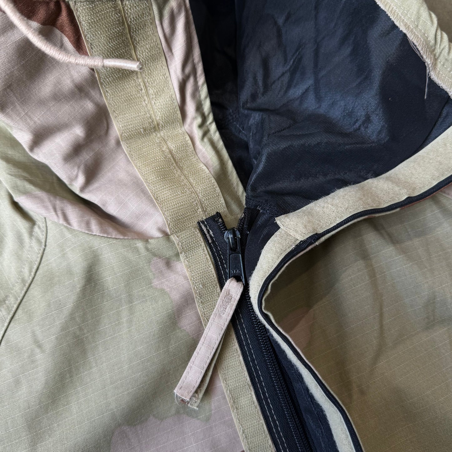 Große - Vintage Wüsten-Tarnanorakjacke