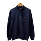Large - Supreme Small Box Logo Half Zip Pullover 'Navy' (Pre-Owned)