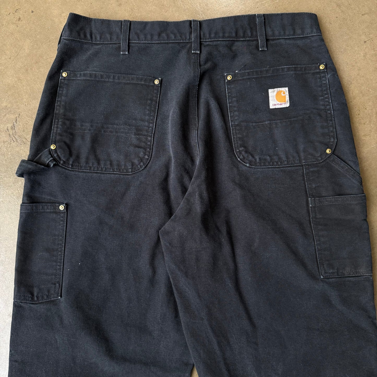 Size 36x32 - Vintage Carhartt Double Knee Pants 'Black'