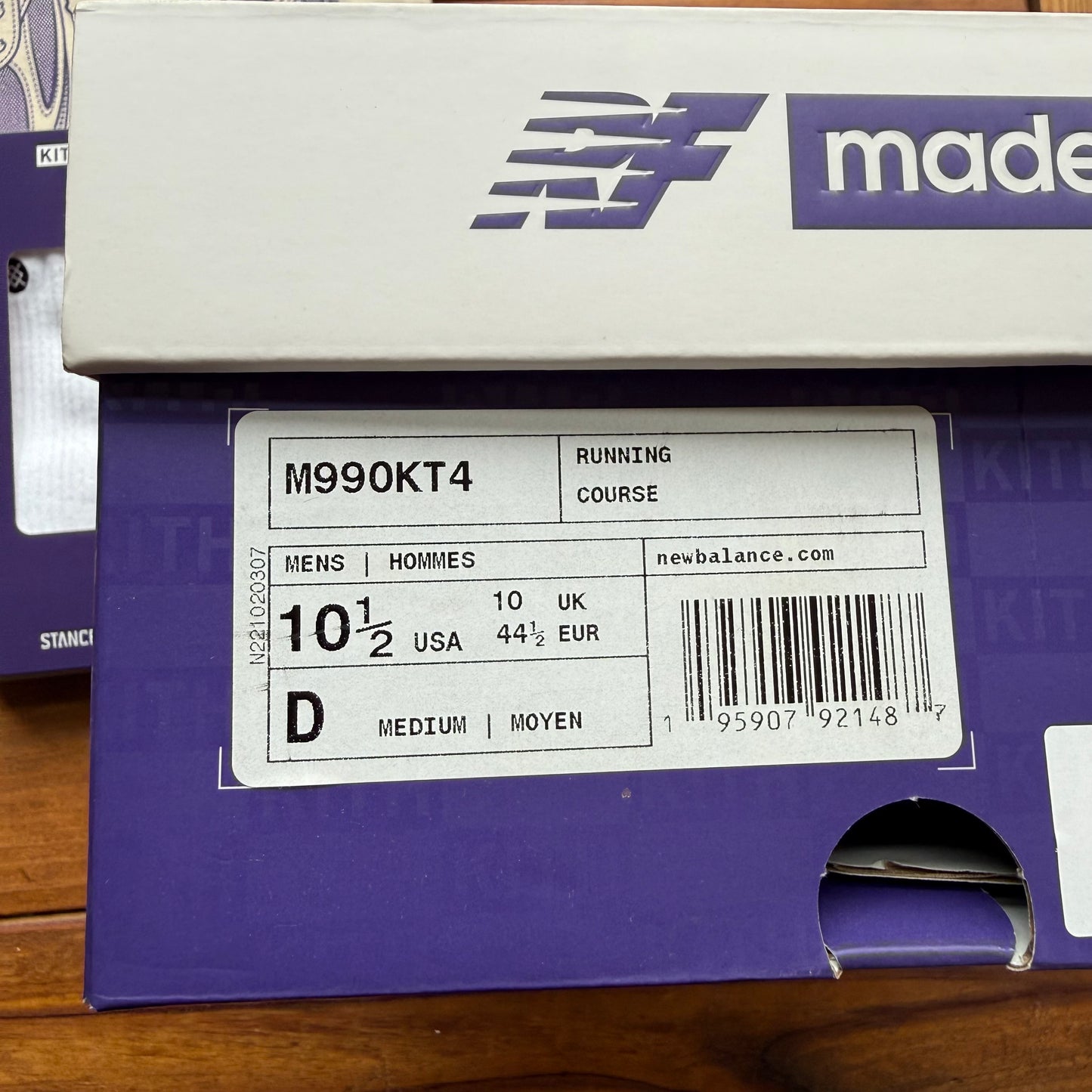 Größe 10.5 – New Balance Kith x United Arrows & Sons x 990v4 Made in USA (Gebraucht)
