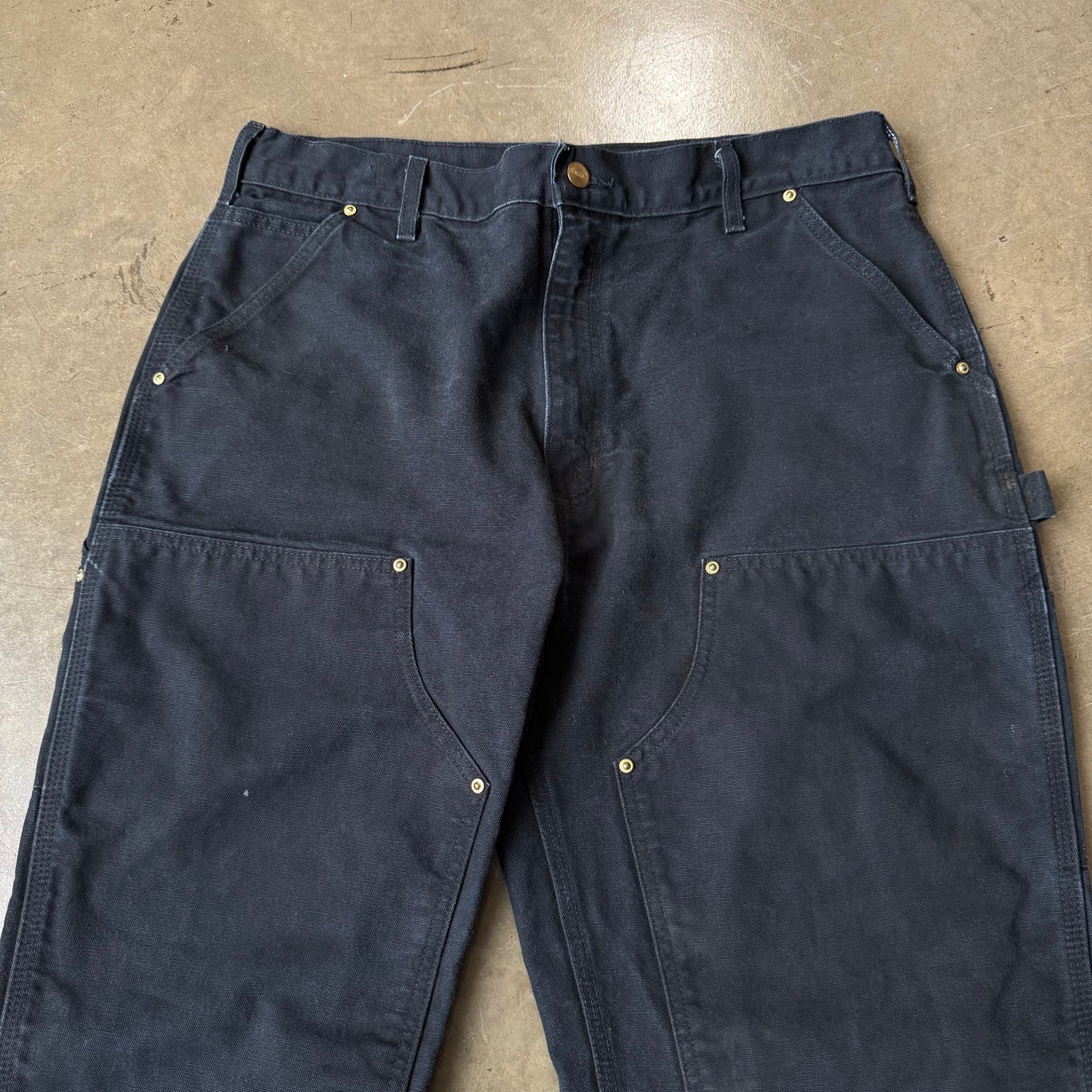Size 36x32 - Vintage Carhartt Double Knee Pants 'Black'