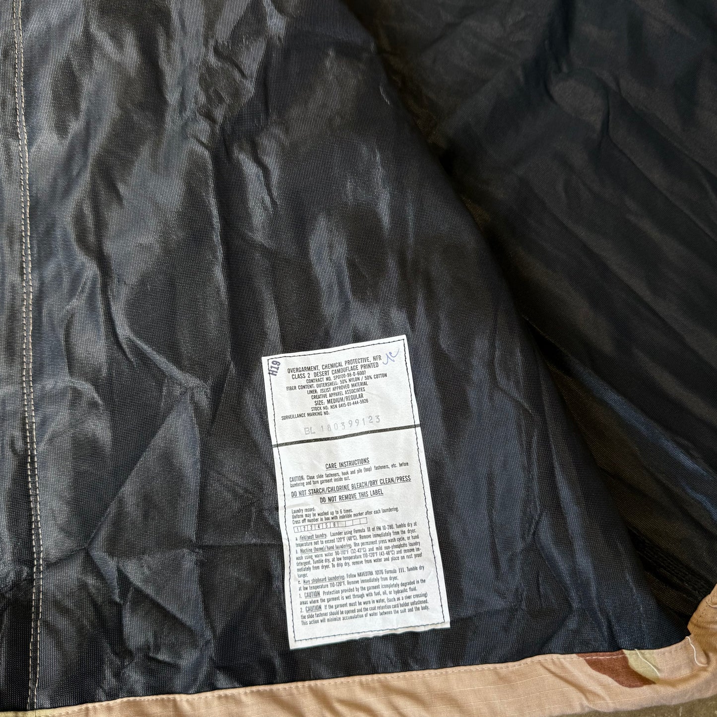 Große - Vintage Wüsten-Tarnanorakjacke