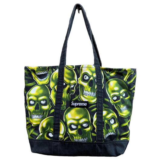Supreme Skull Pile Denim Tote Bag (SS18)