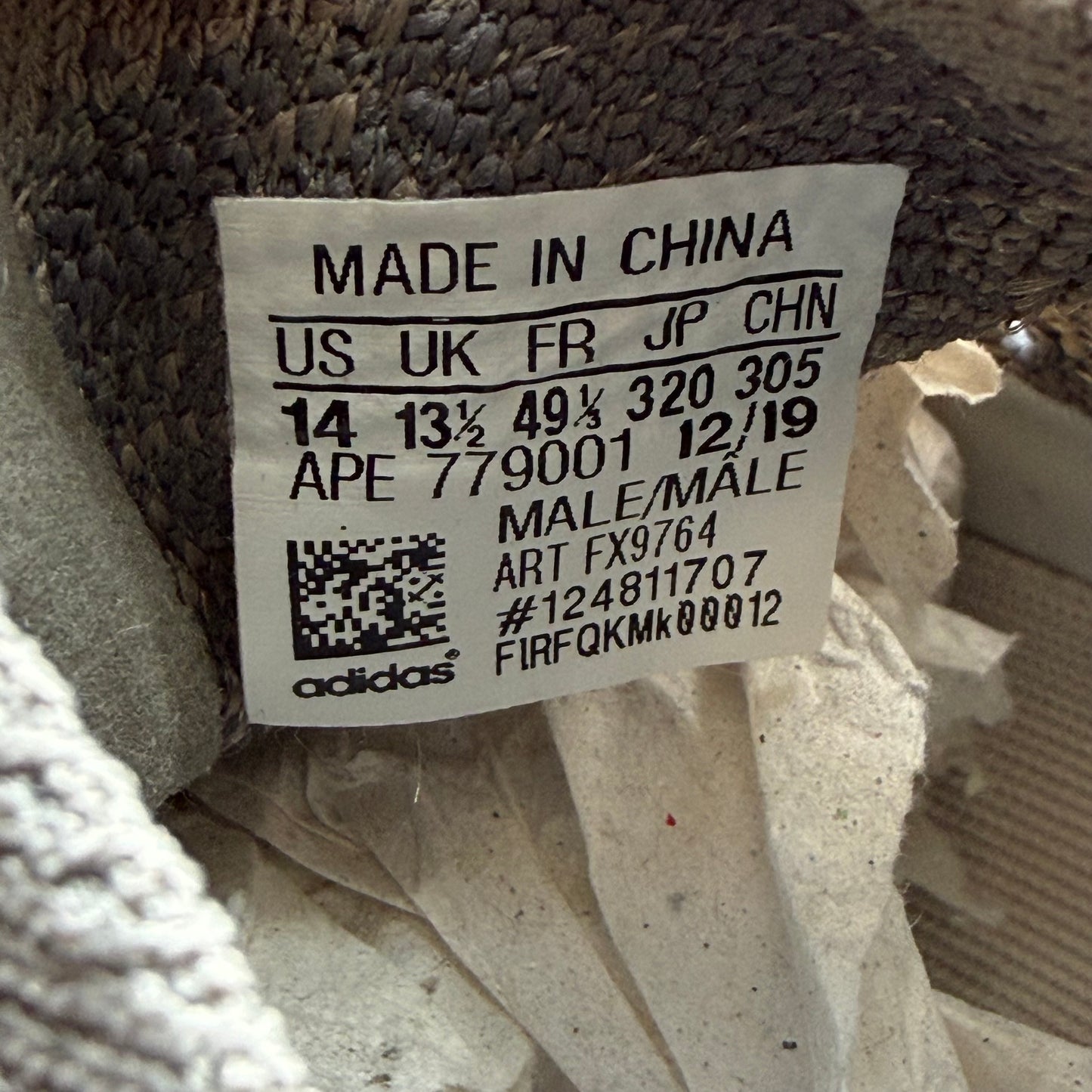 Talla 14 - Yeezy Boost 380 'Mist Non-Reflective' (Usado)