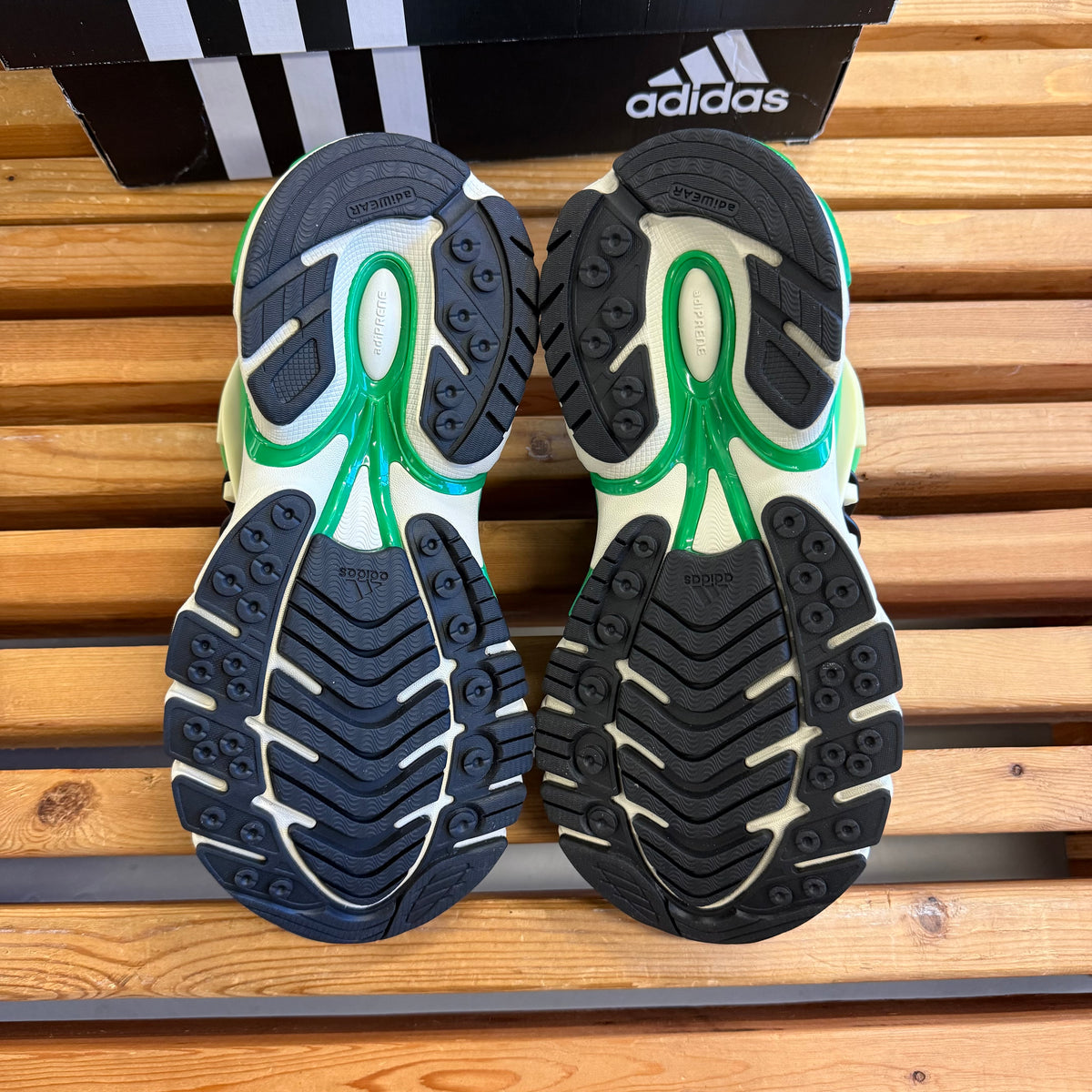 Size 11.5 - Pharrell x VIRGINIA x Adistar Jellyfish 'Focus Olive Real Green' (New/Damaged Box)