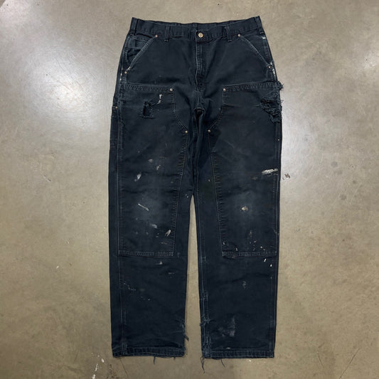 Vintage Carhartt Double Knee Pants Black