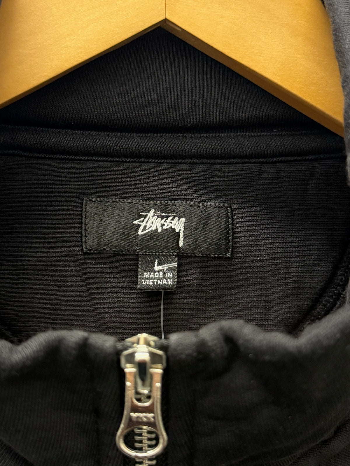 Large - Stussy Half Zip Pullover (Pre-Owned)