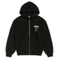 Large - Stussy World Tour Zip Hoodie 'Black'