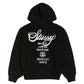 Sudadera con capucha y cremallera Stussy World Tour 'Black'