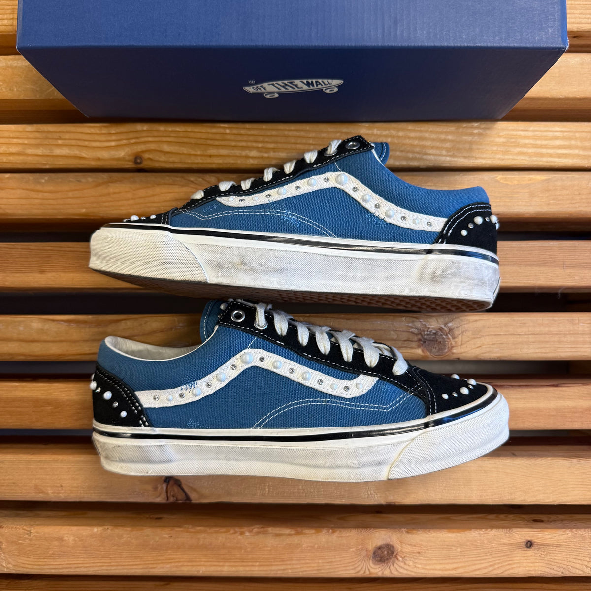 Size 10 - Vans Old Skool 36 LX 'Pearlized Pack - Black Navy' (Used)