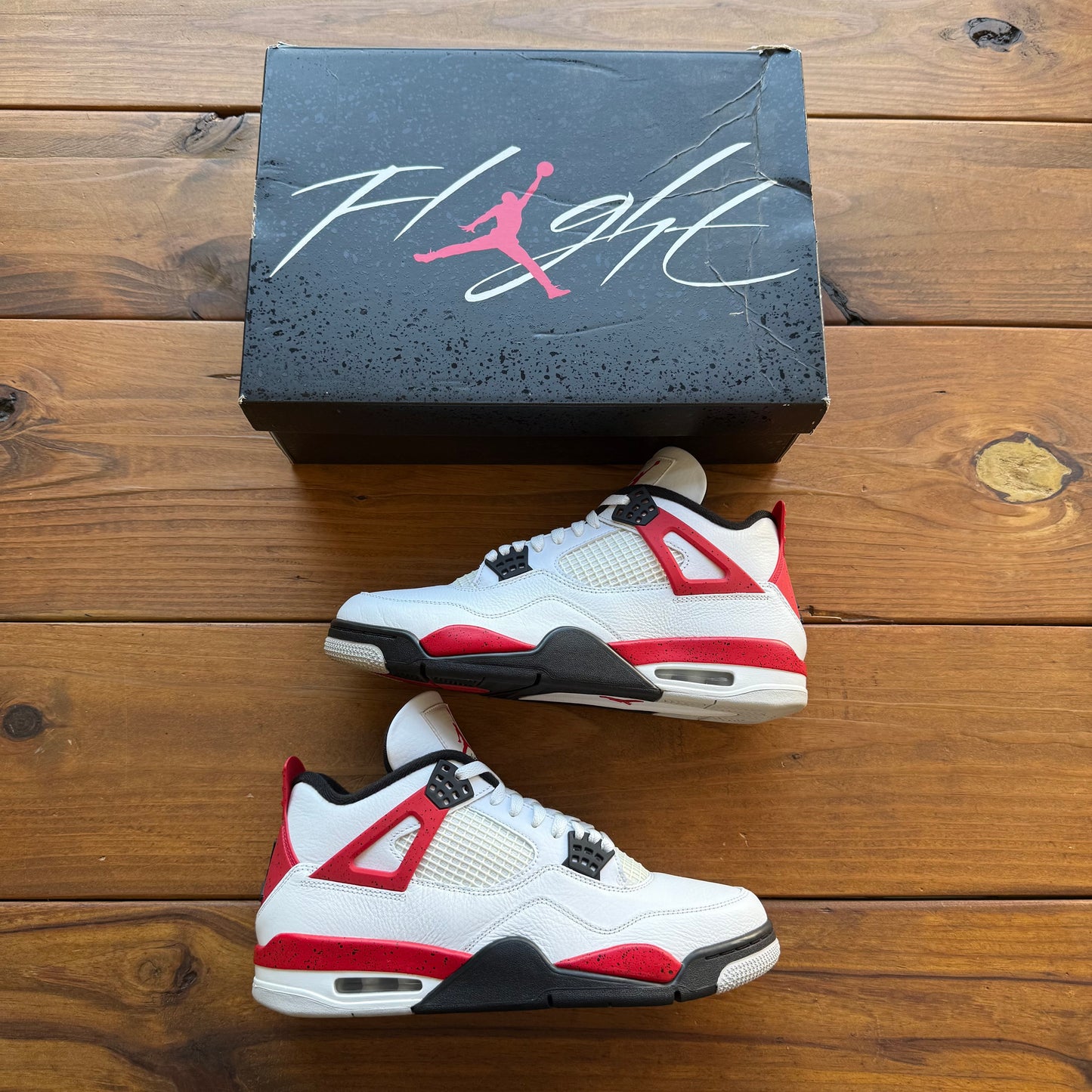 Size 11 - Jordan 4 Retro 'Red Cement' (Used)