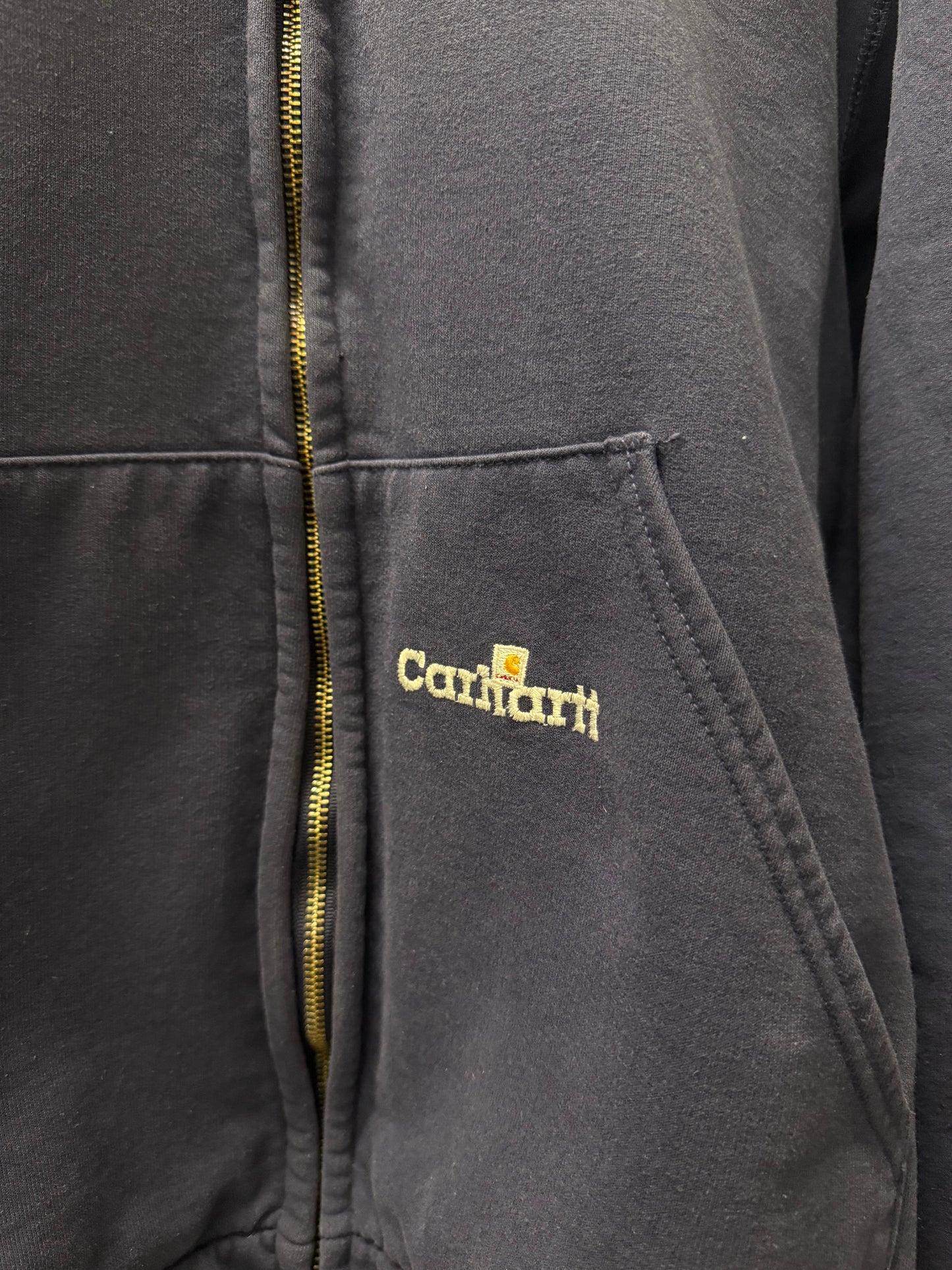 Large - Vintage Carhartt Zip Hoodie
