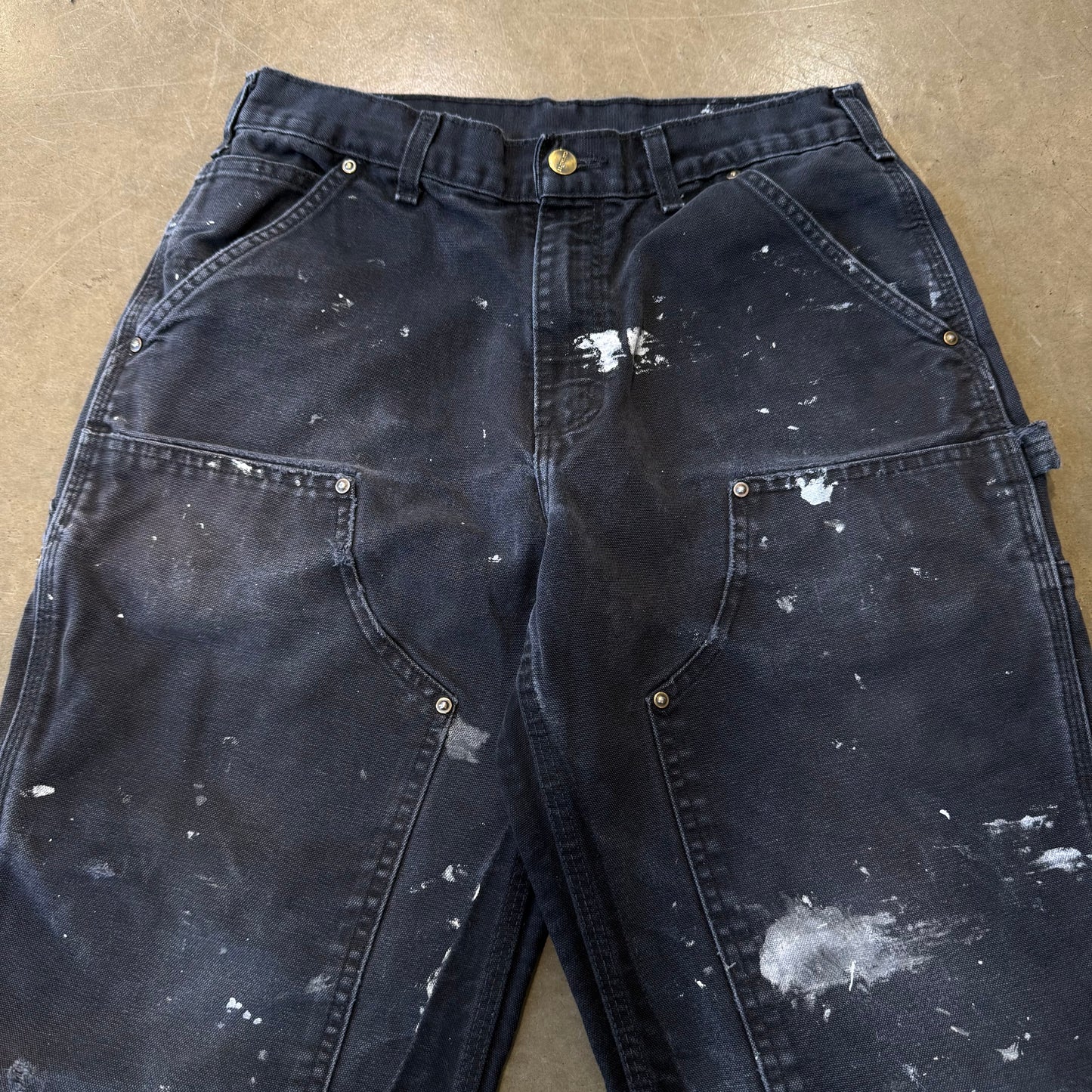 Size 30 - Vintage Carhartt Double Knee Pants 'Black'