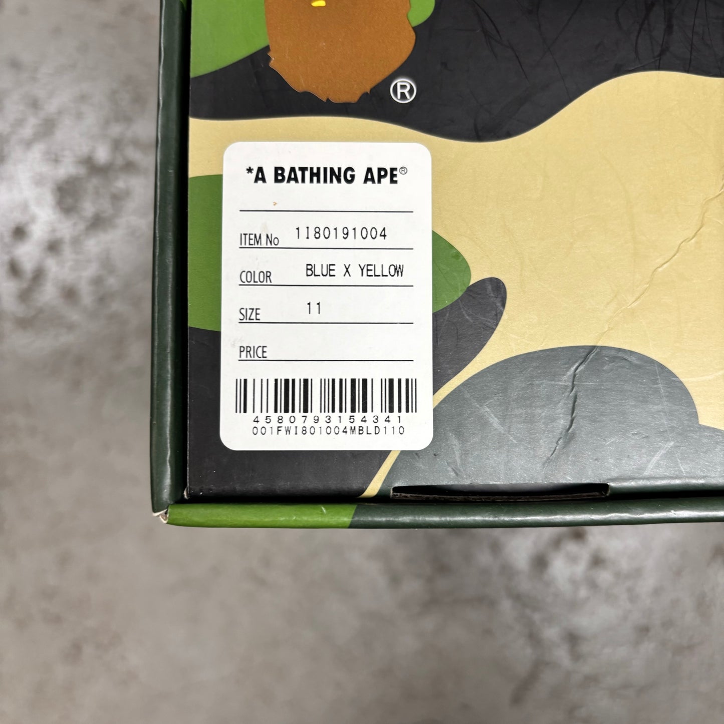 BAPESTA M1 'BRAZIL' (USED)