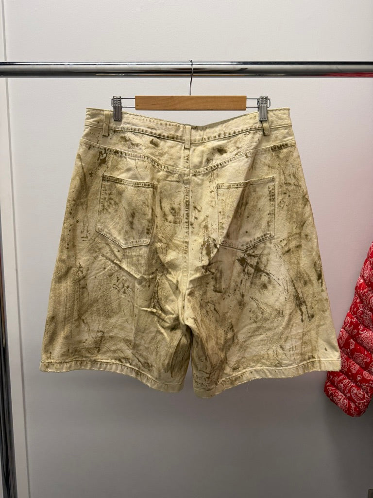Size 32 - Vale Forever Reeses Jorts 'Dirt/Cream' (Pre-Owned)