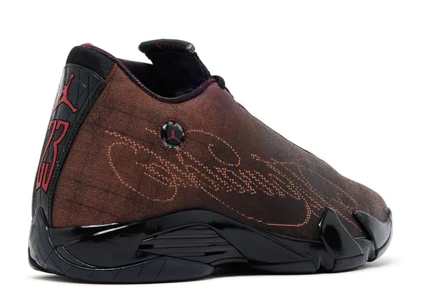 Size 12 - Mowalola x Jordan 14 Retro 'Burnt Red'