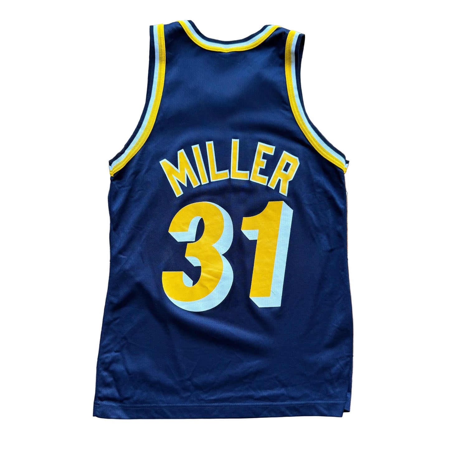 Medium – Vintage Champion Reggie Miller Pacers Trikot