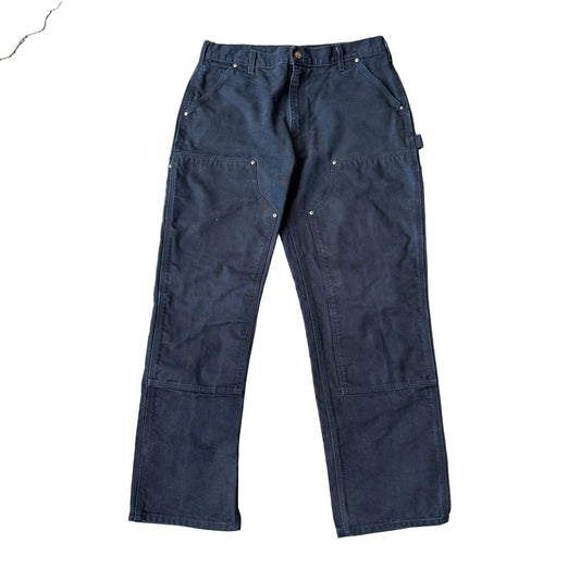Size 36x32 - Vintage Carhartt Double Knee Pants 'Black'