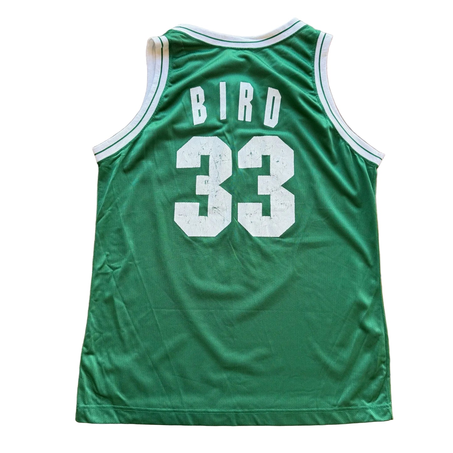 Groß - Vintage Champion Larry Bird Celtics Trikot