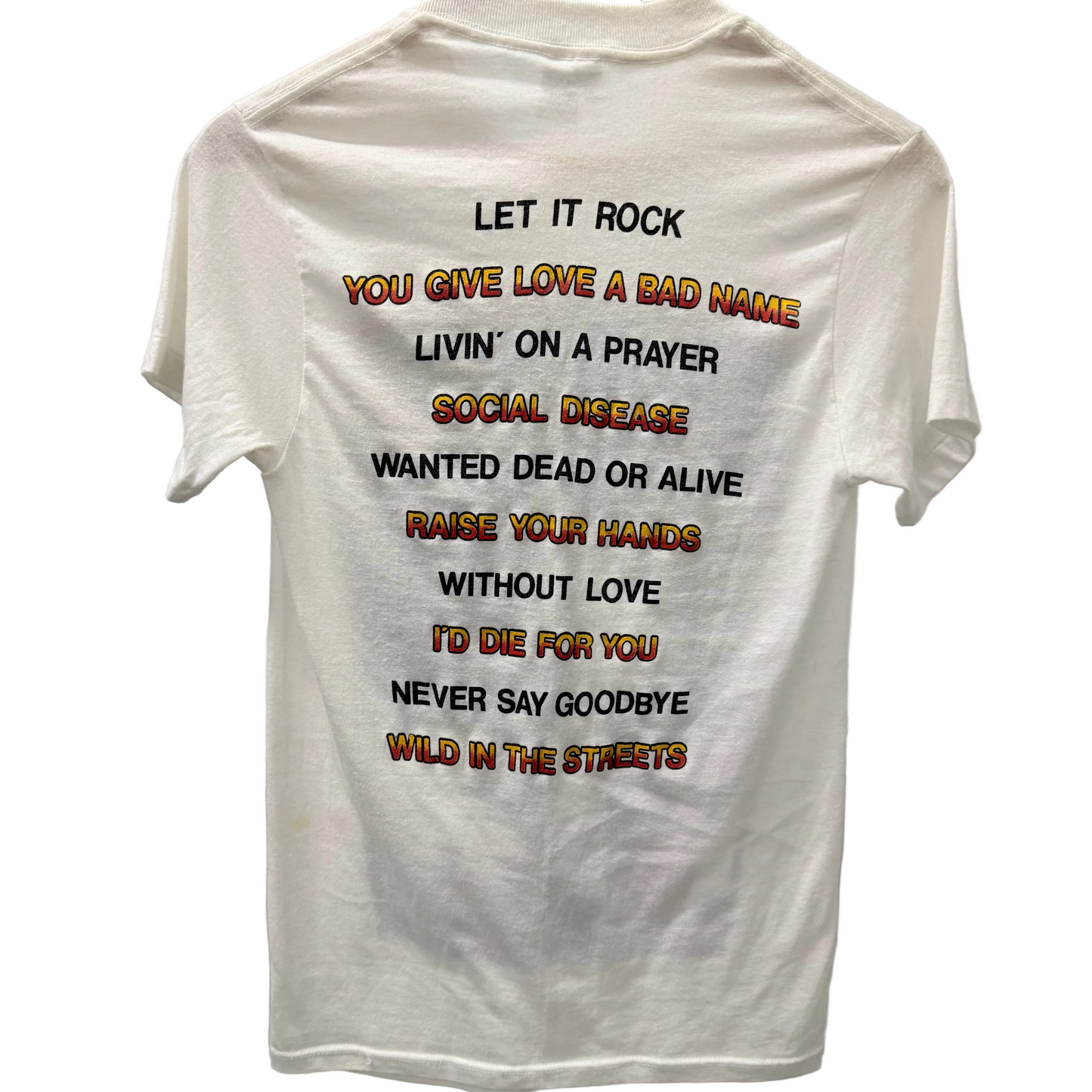Medium - Vintage 80s Bon Jovi Band Tee