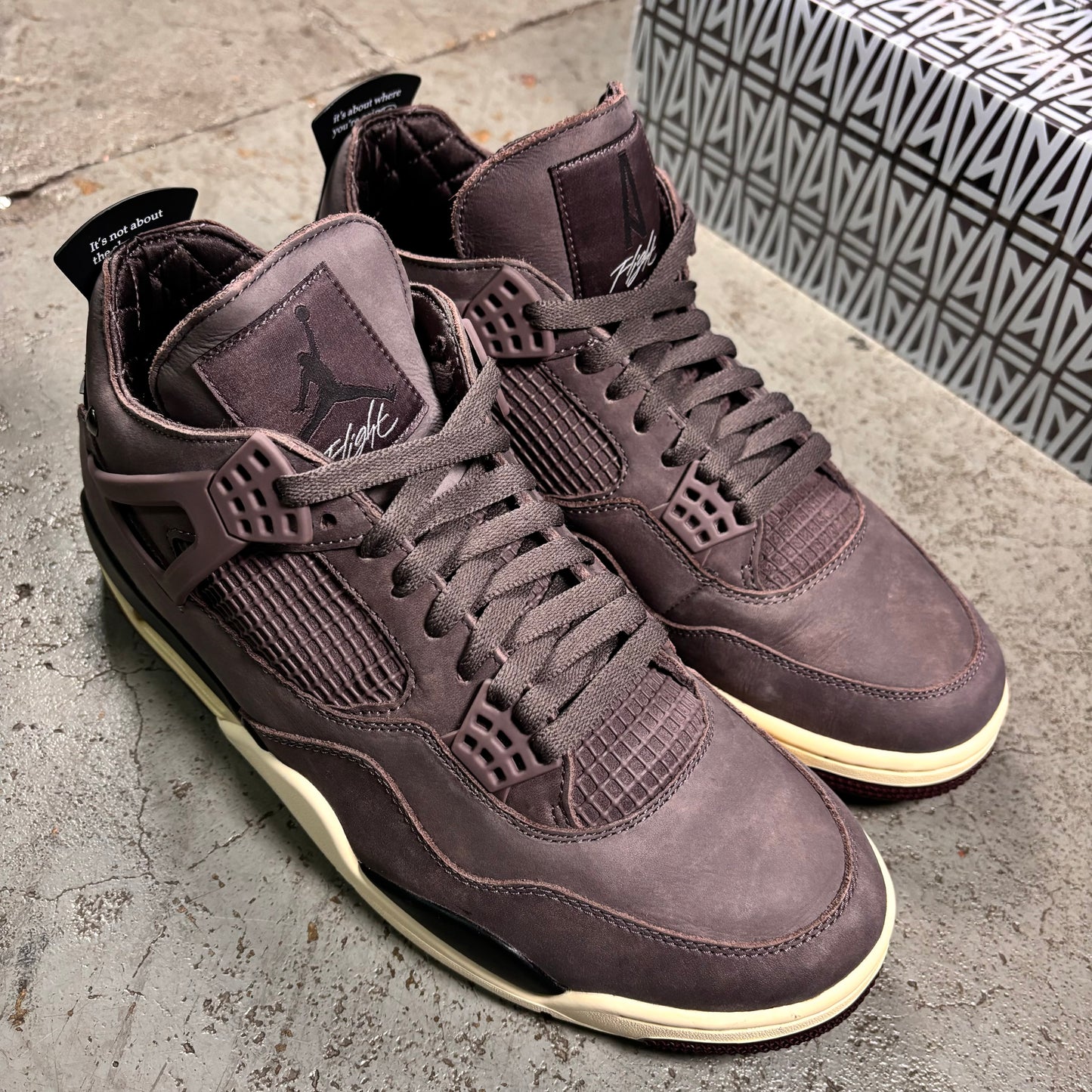 A Ma Maniere x Jordan 4 Retro 'Violet Ore' (Used)