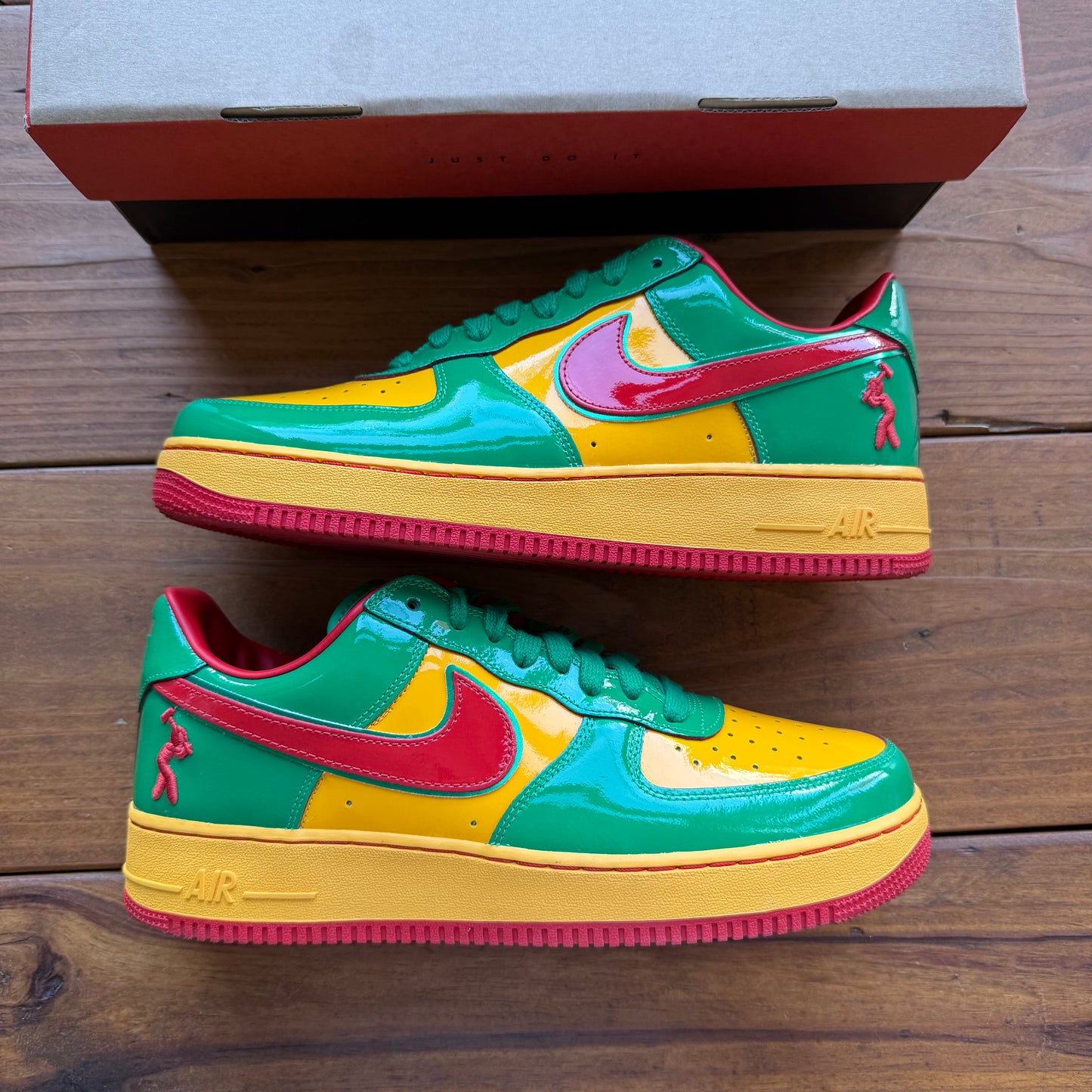 Size 12 - Lil Yachty x Air Force 1 Low 'Concrete Boys - Lucky Green' (Used)