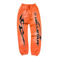 XL - Hellstar Fire Orange Sweatpants