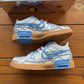 Talla 8.5 - Off-White x Air Rubber Dunk 'University Blue' (Usado)