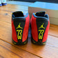 Größe 45,5 - Jordan 14 Retro 'Ferrari' 2025 (Gebraucht)