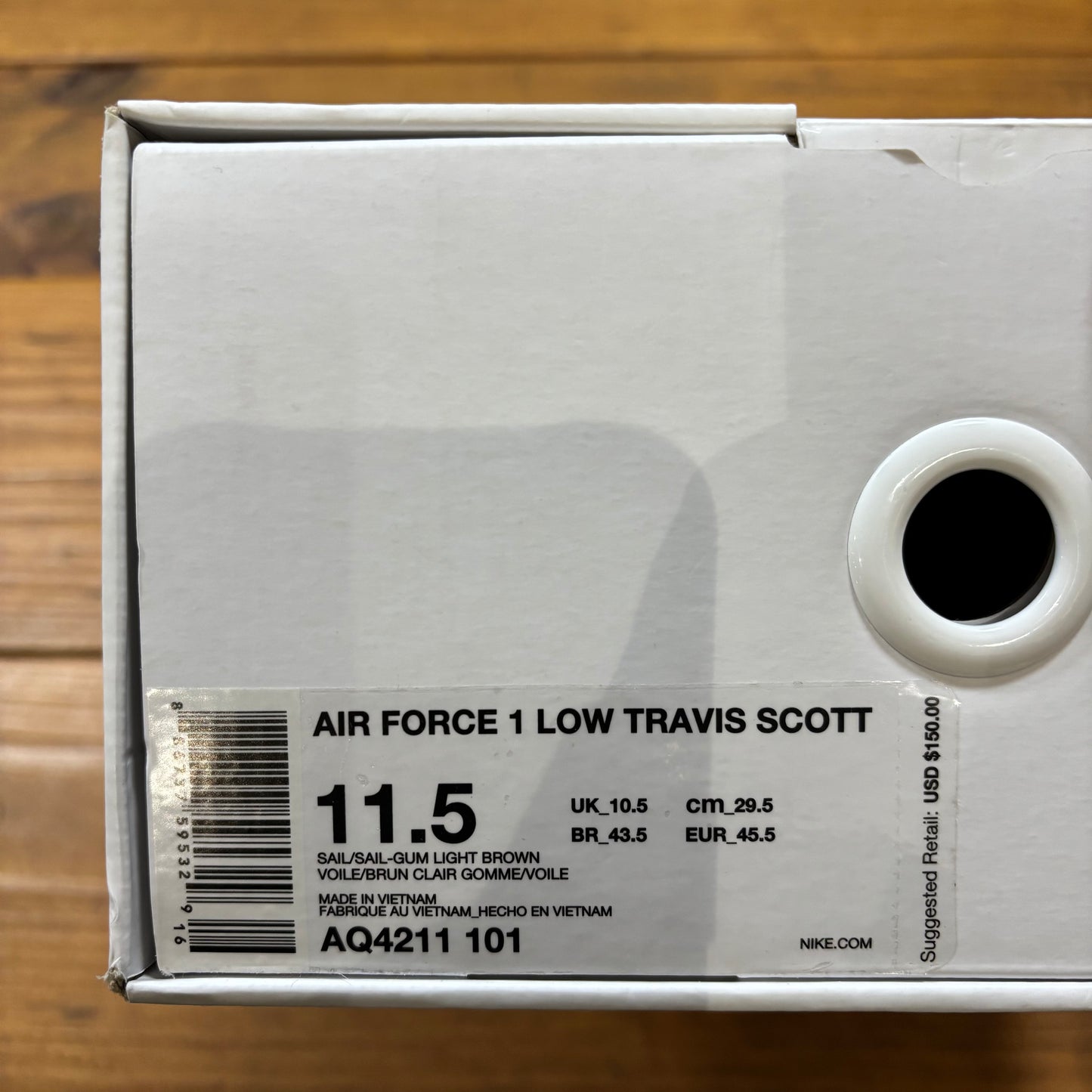 Travis Scott x Air Force 1 'Sail' (Used)