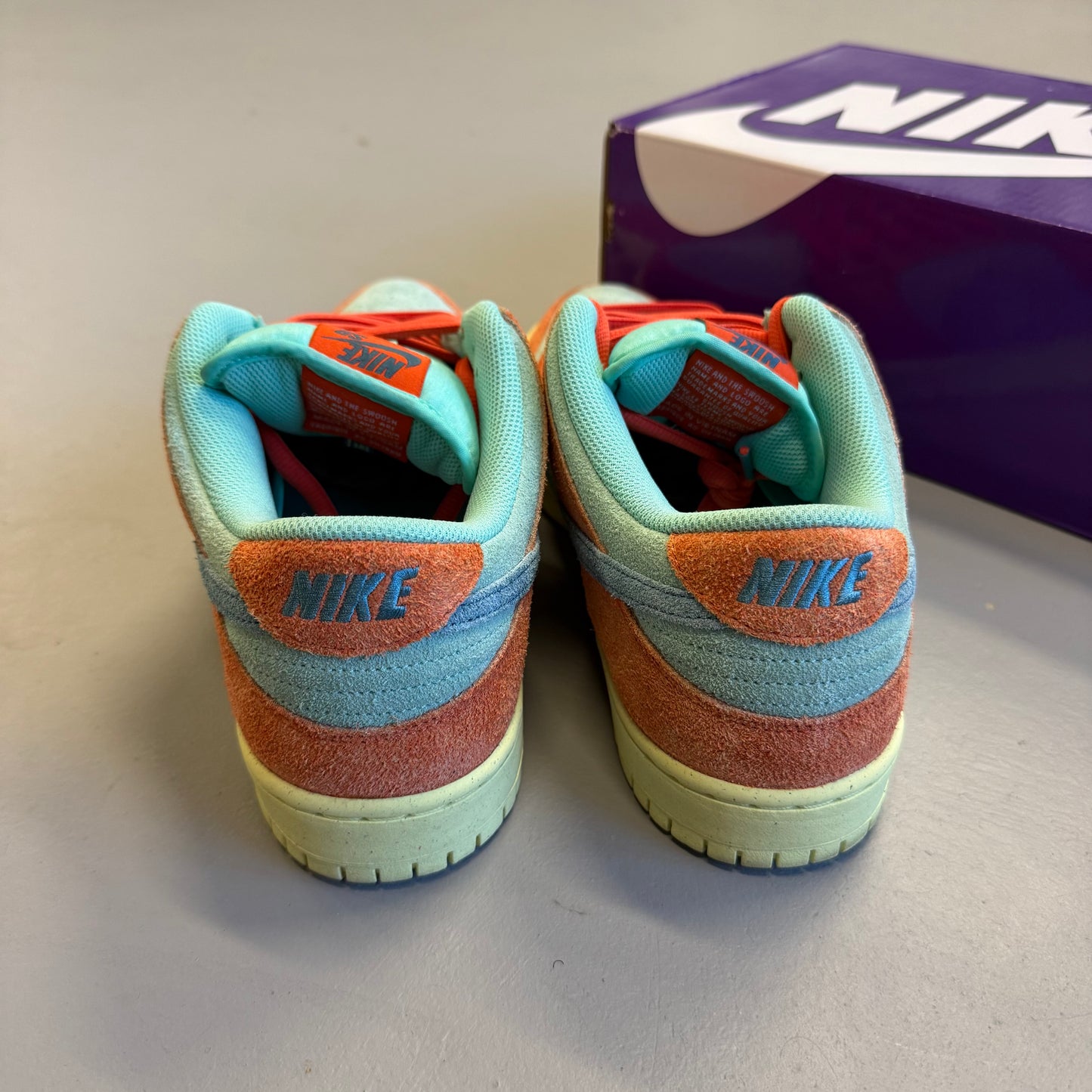 Size 12 - Dunk Low SB 'Orange Emerald Rise' (Used)