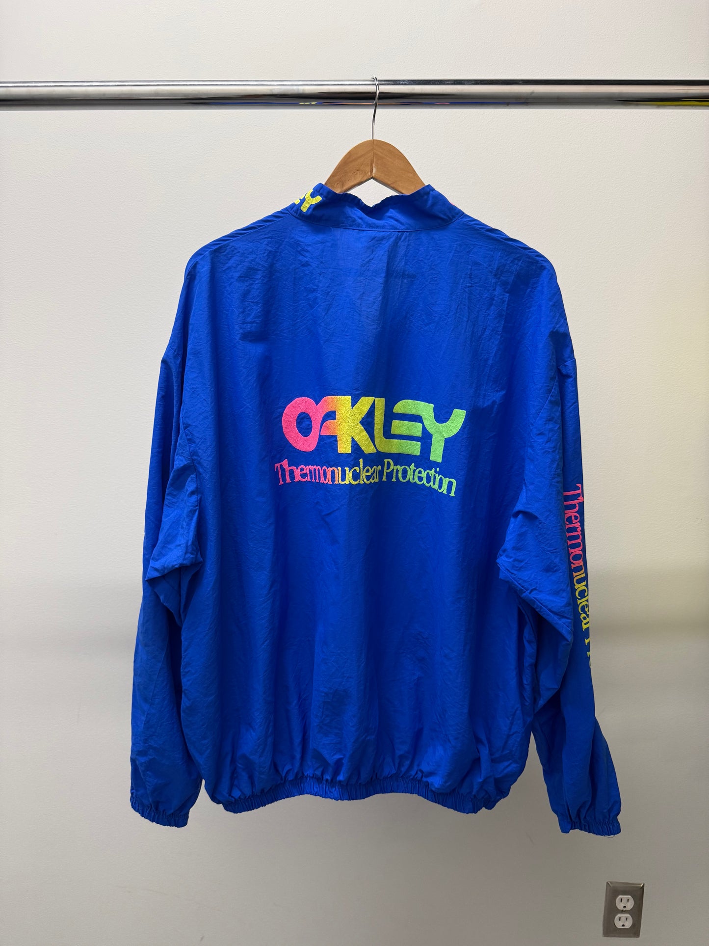 XL - Vintage Oakley Windbreaker Jacket