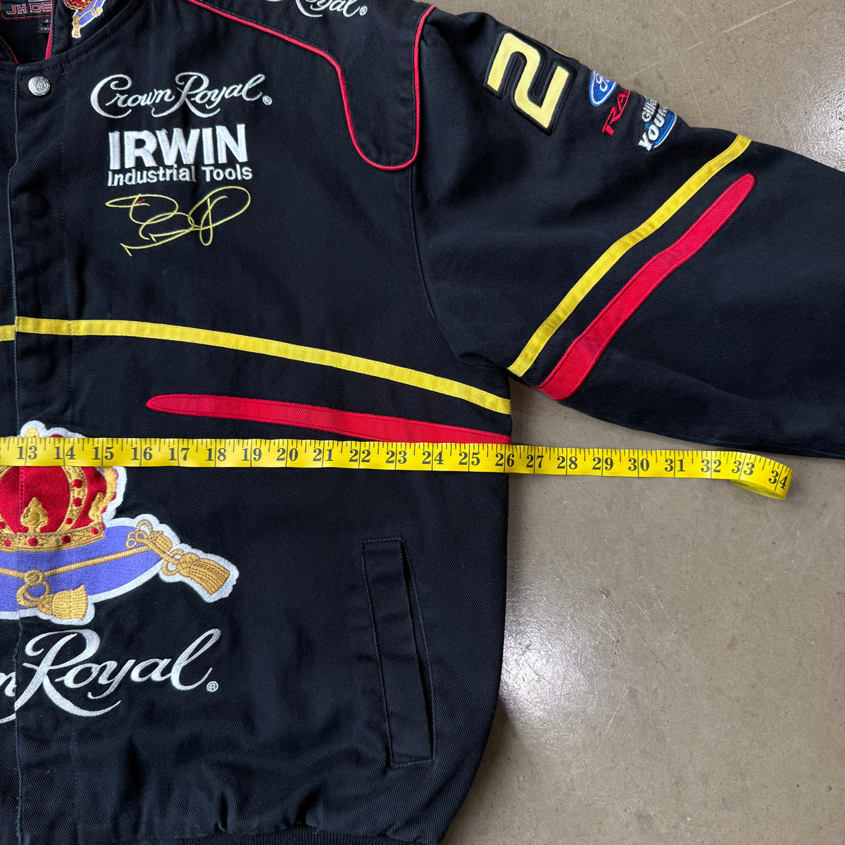 Large - Vintage Crown Royal Nascar Jacket