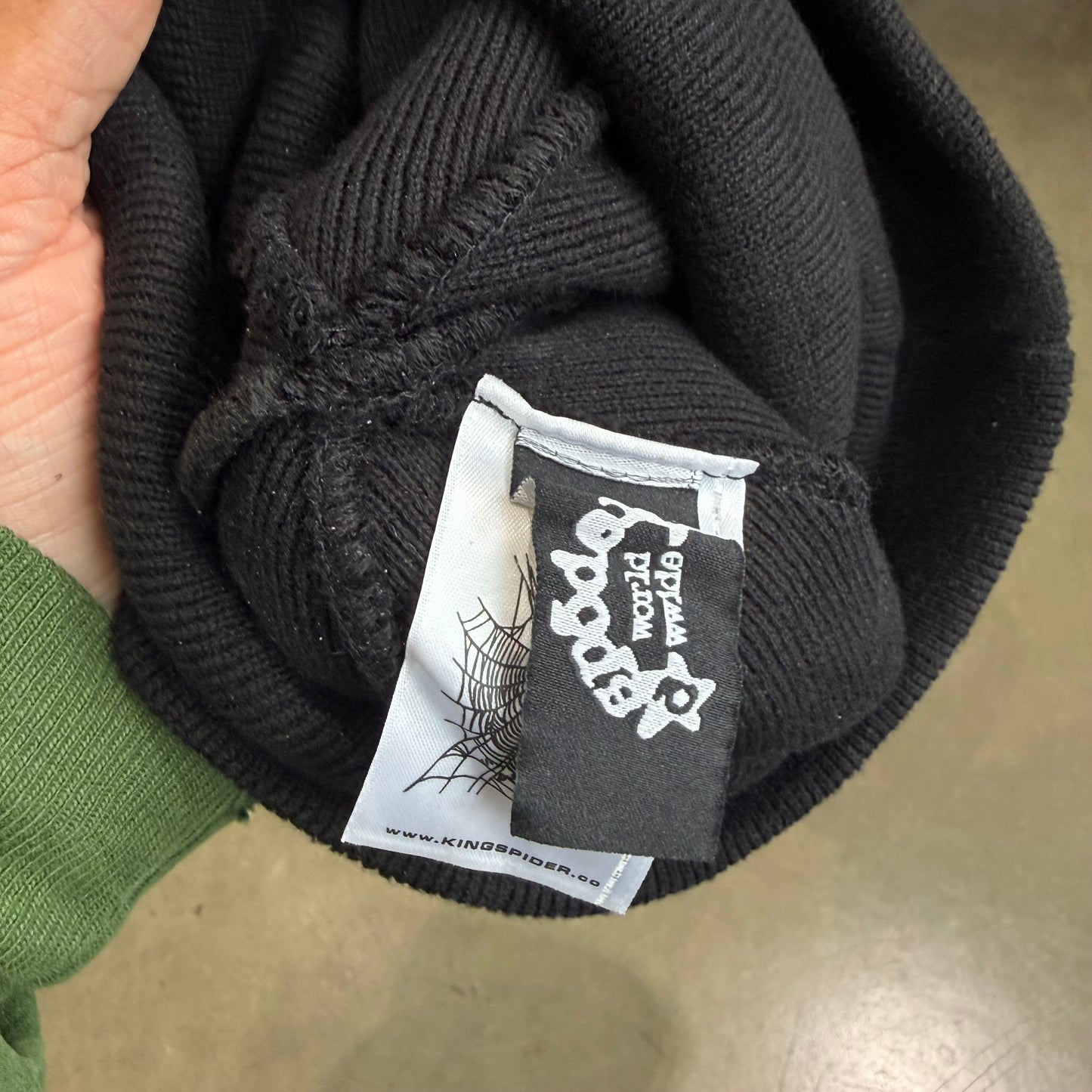 Gorro de diamantes de imitación Sp5der