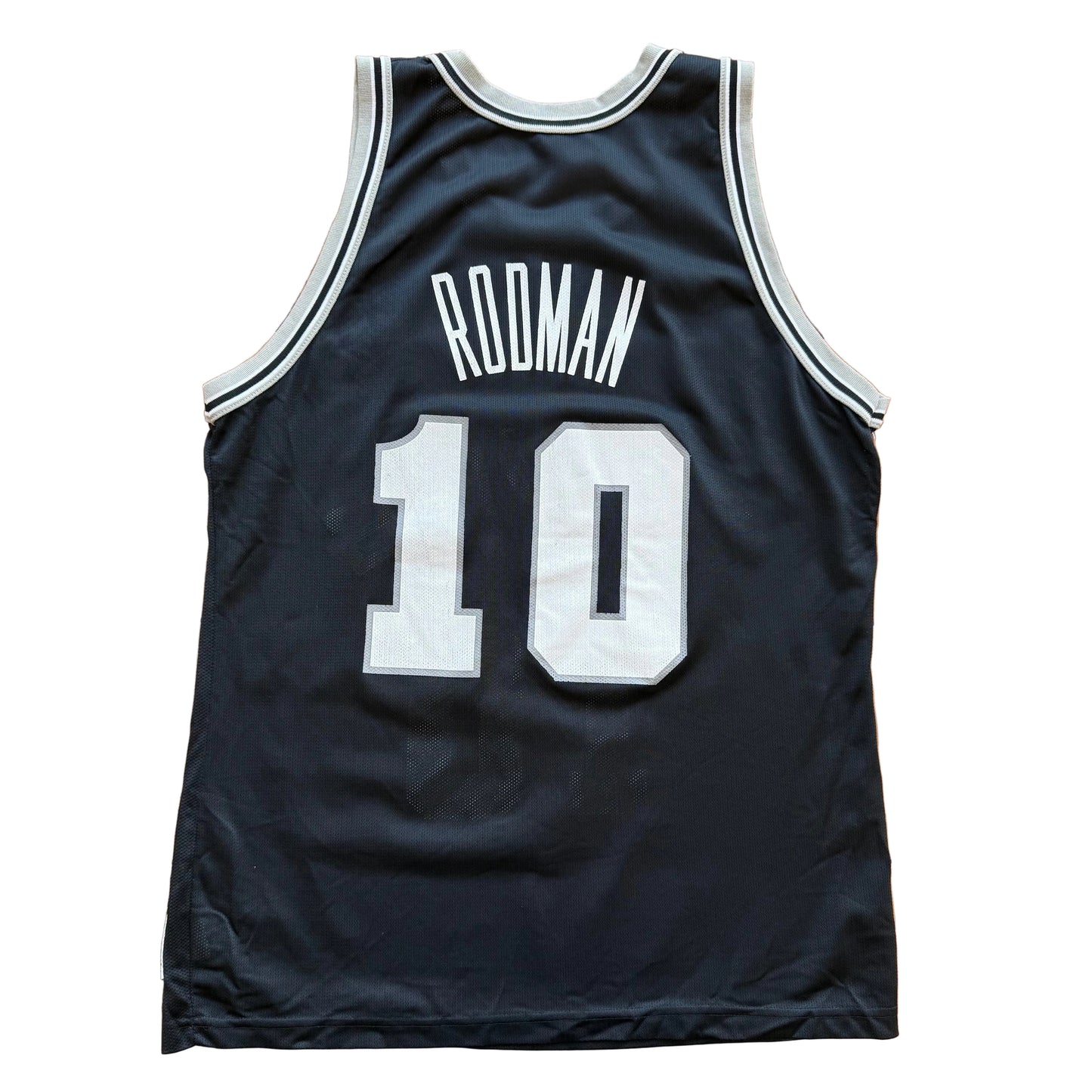 Grande - Camiseta vintage Champion Dennis Rodman de los Spurs