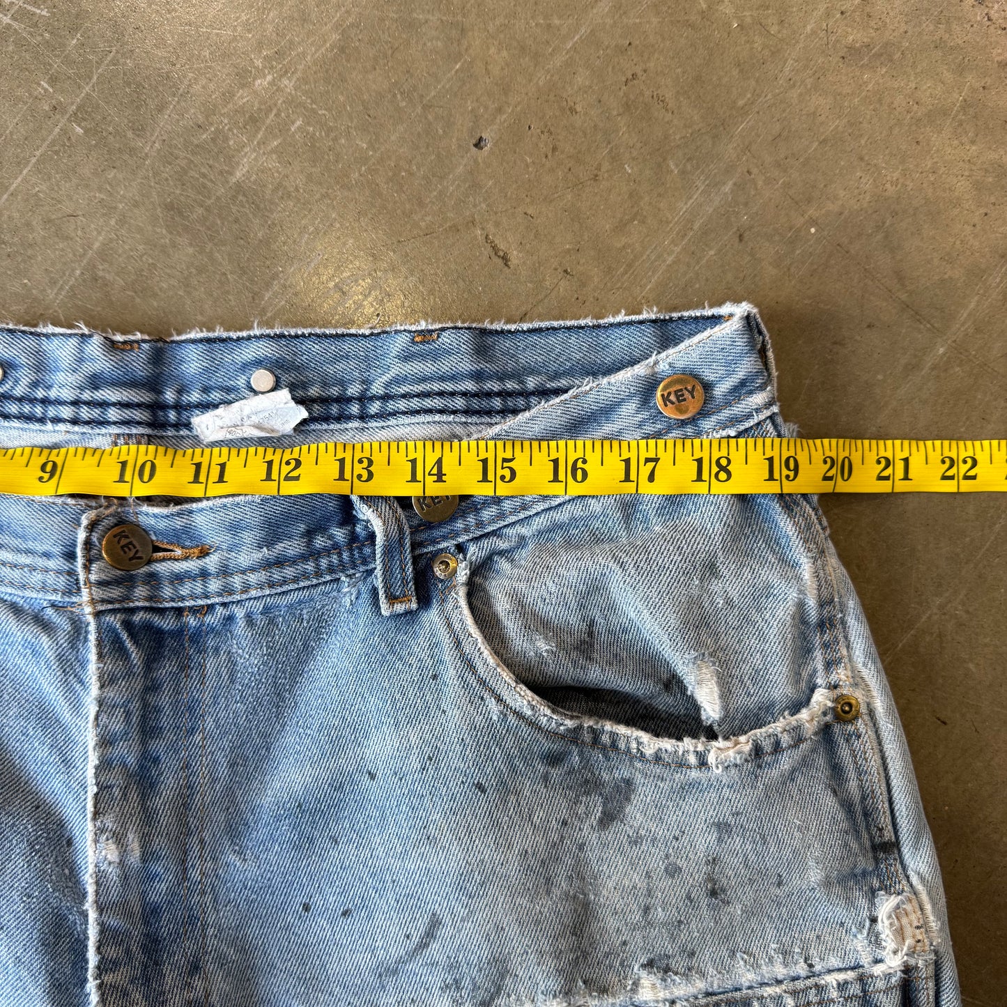 Size 38x30 - Vintage Key Double Knee Pants