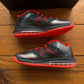 Size 10.5 - Air Max LeBron 10 Low 'Black Total Crimson' (Used)