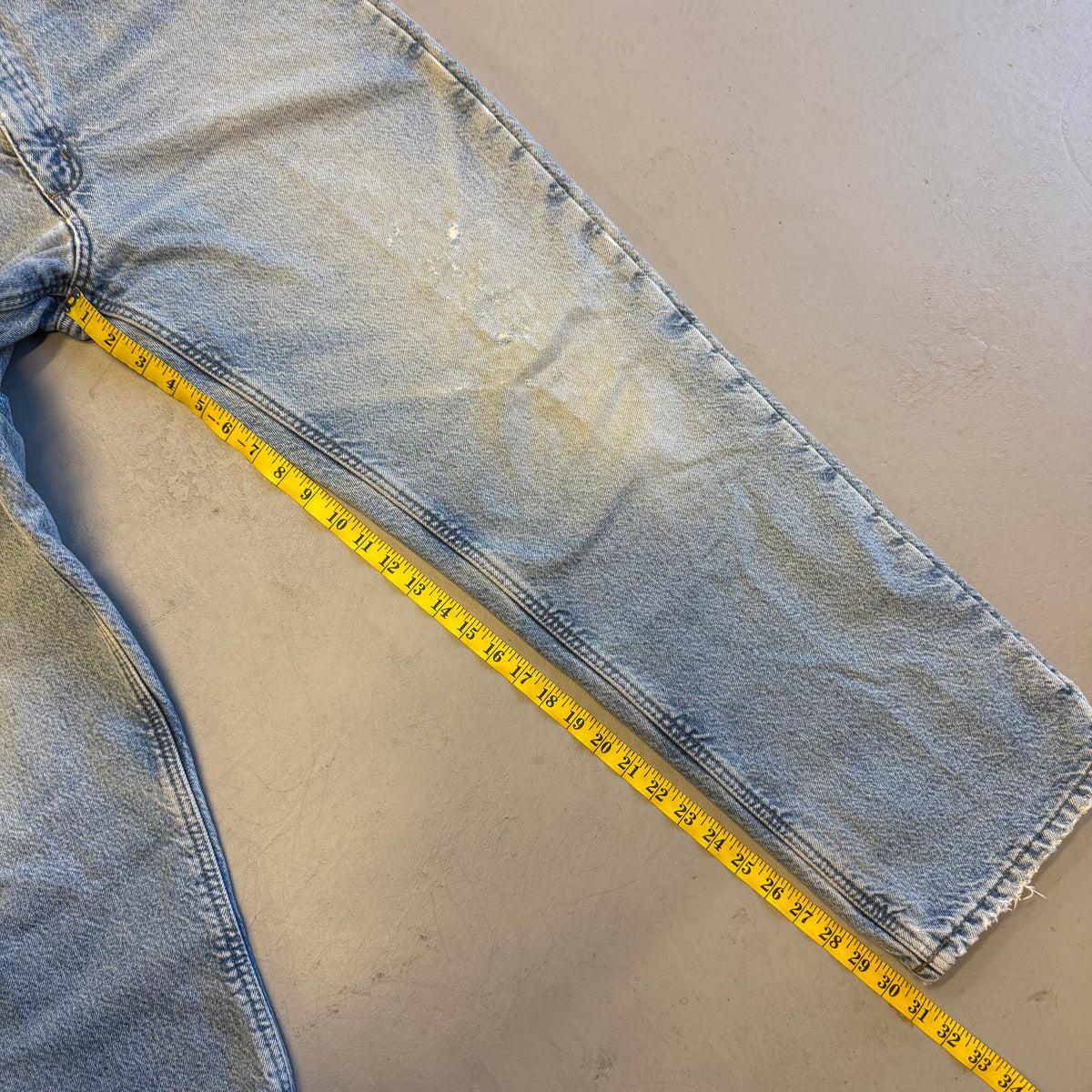 Vintage Carhartt Blanket-lined Carpenter Denim (Black) - Size 38x32