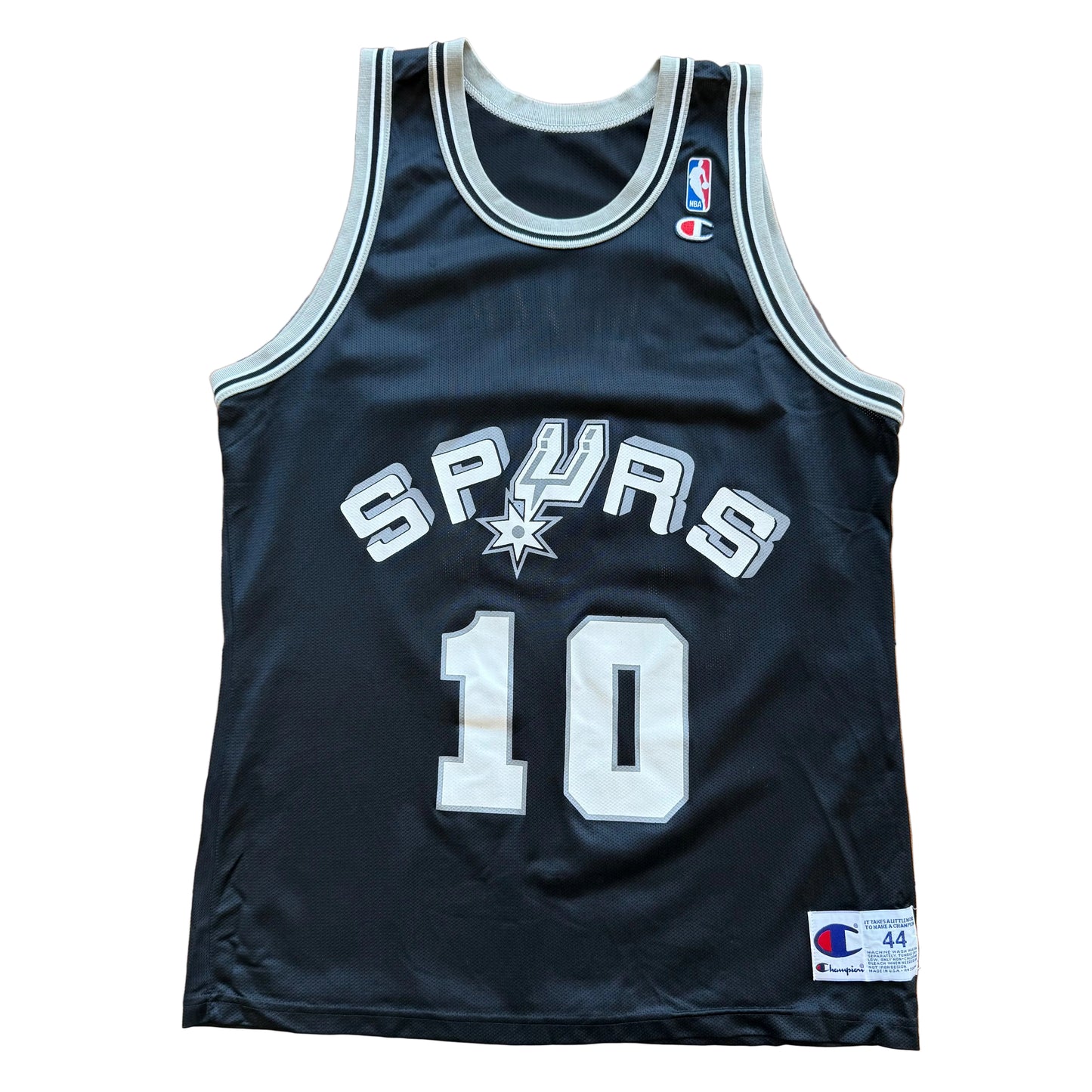 Grande - Camiseta vintage Champion Dennis Rodman de los Spurs