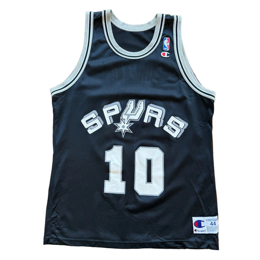 Large - Vintage Champion Dennis Rodman Spurs Jersey