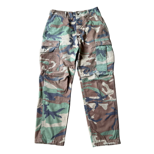 Größe 32x30 - Vintage Camouflage Cargohose