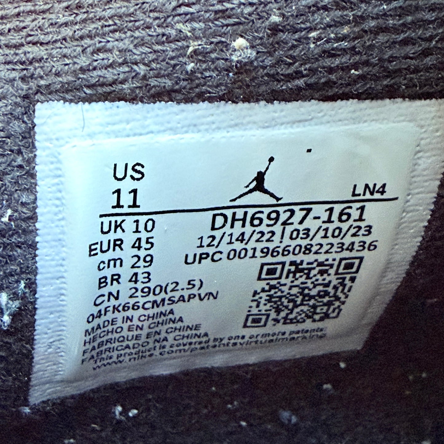 Size 11 - Jordan 4 Retro 'Red Cement' (Used)