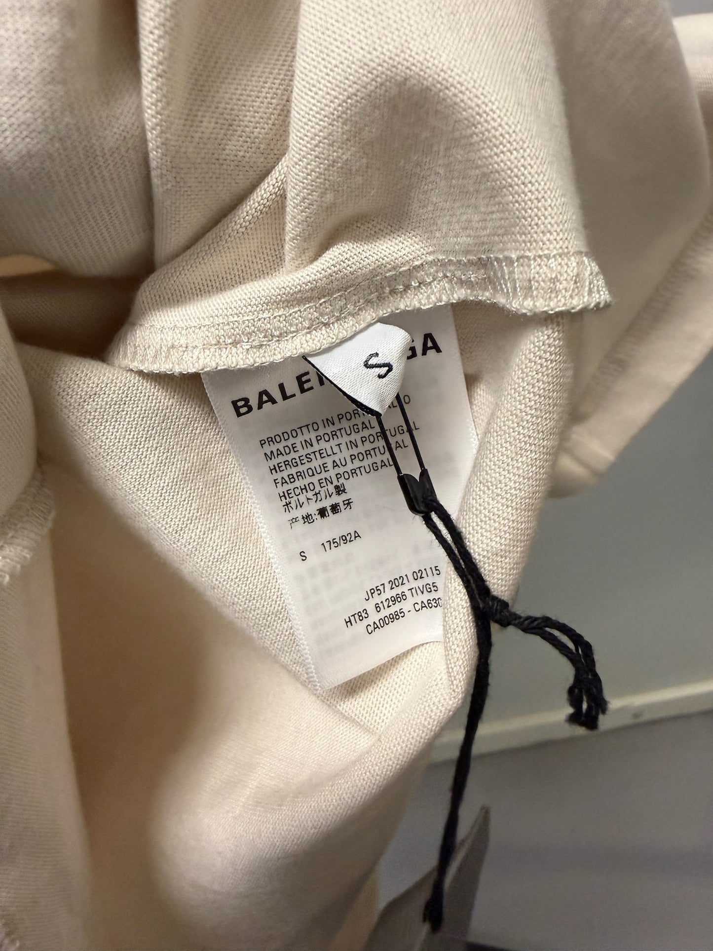 Small - Balenciaga Logo Print Tee