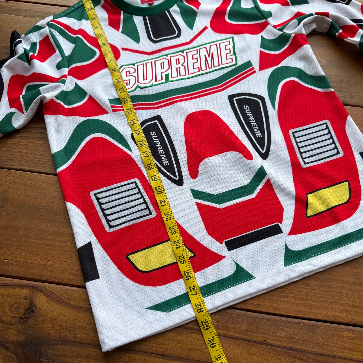 Medium - Supreme Decals Moto Jersey 'White'