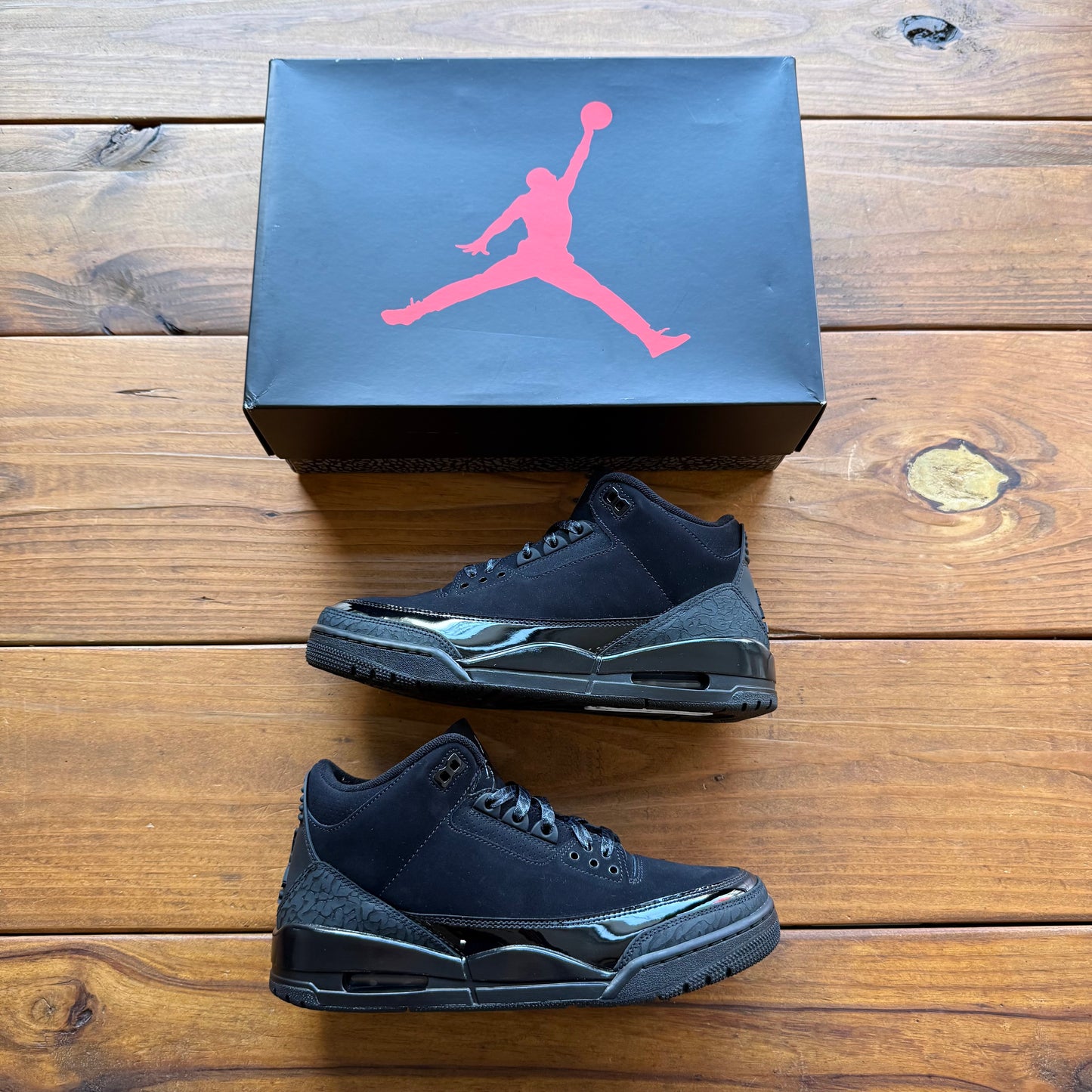 Size 9 - Jordan 3 Retro 'Black Cat' 2025 (Used)