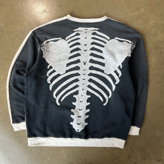 LARGE - Kapital Skeleton Crewneck (Used)