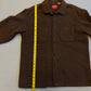 Supreme Brushed Flannel Twill Shirt 'Brown' (Pre-Owned) - Large