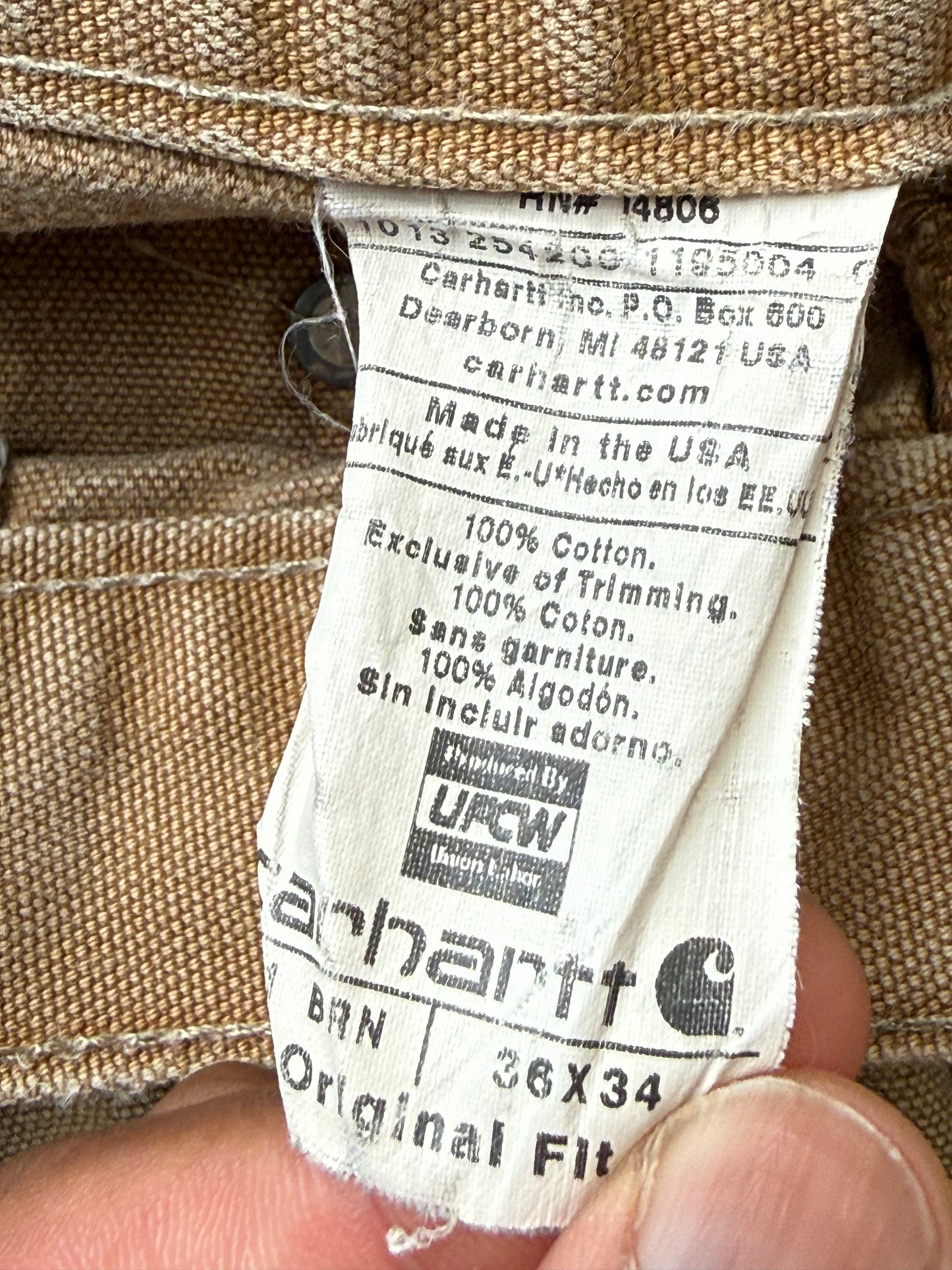 Size 36 - Vintage Carhartt Double Knee Pants