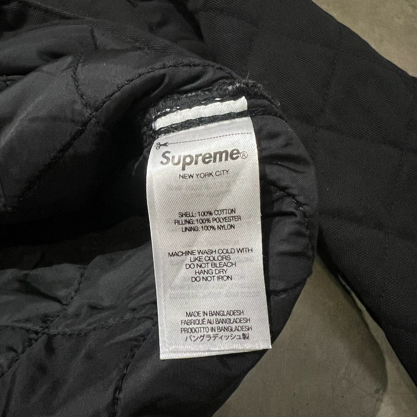MEDIUM - Supreme Dickies Quilted Jacket (Used)