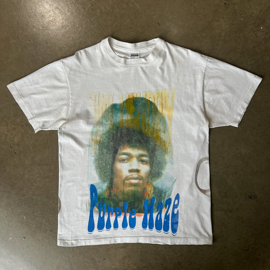 LARGE - Vintage Jimi Hendrix Test Print Tee